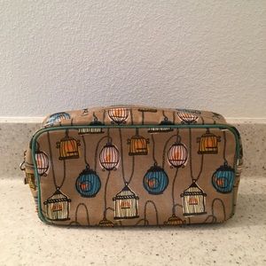 Fossil Cosmetic Bag Bird Cages